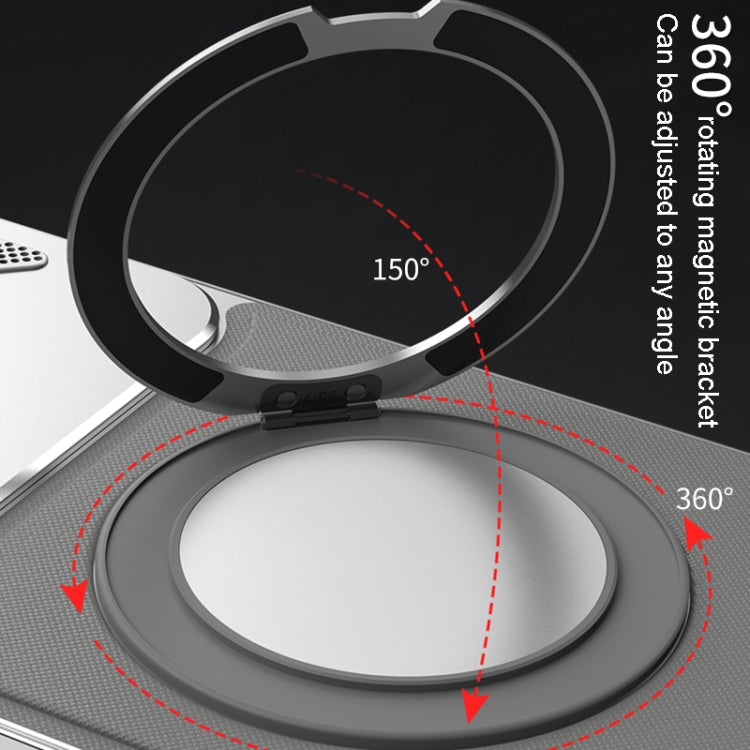 Metal Snap Buckle 360 Degree Rotating MagSafe Magnetic Holder Phone Case