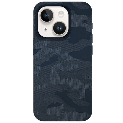 Camouflage Ice Feel Texture MagSafe PU Hybrid PC Phone Case