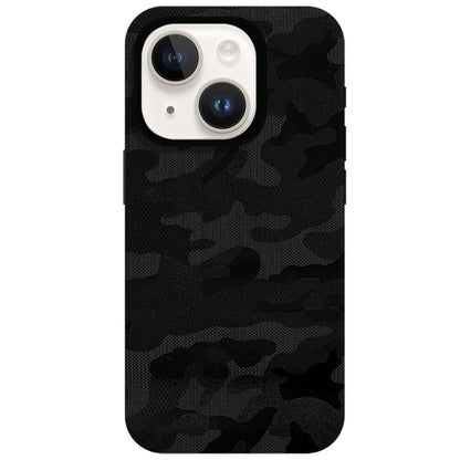 Camouflage Ice Feel Texture MagSafe PU Hybrid PC Phone Case