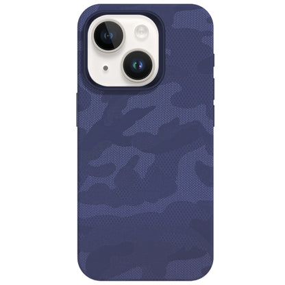 Camouflage Ice Feel Texture MagSafe PU Hybrid PC Phone Case