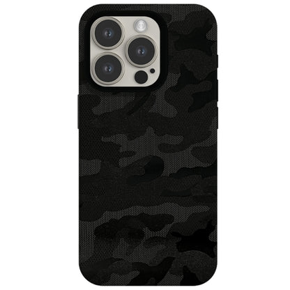 Camouflage Ice Feel Texture MagSafe PU Hybrid PC Phone Case