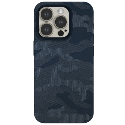 Camouflage Ice Feel Texture MagSafe PU Hybrid PC Phone Case