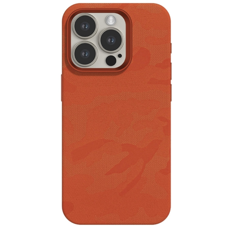 Camouflage Ice Feel Texture MagSafe PU Hybrid PC Phone Case