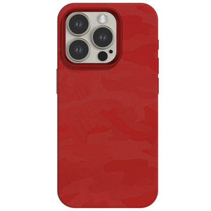 Camouflage Ice Feel Texture MagSafe PU Hybrid PC Phone Case