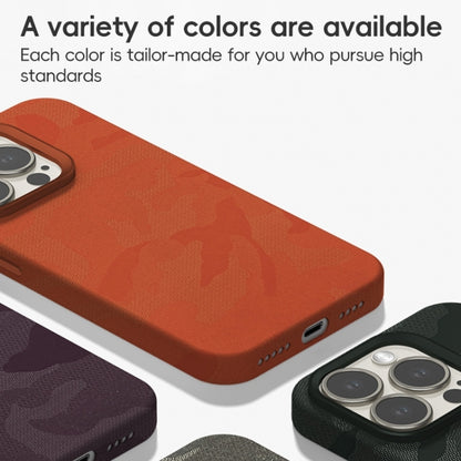 Camouflage Ice Feel Texture MagSafe PU Hybrid PC Phone Case