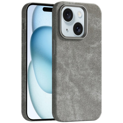 Skin Feel Denim Leather MagSafe Phone Case, For iPhone 15 Pro Max, For iPhone 15 Pro, For iPhone 15, For iPhone 14