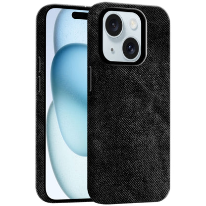 Skin Feel Denim Leather MagSafe Phone Case, For iPhone 15 Pro Max, For iPhone 15 Pro, For iPhone 15, For iPhone 14