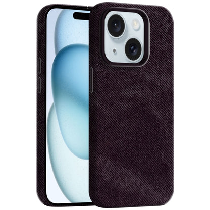 Skin Feel Denim Leather MagSafe Phone Case, For iPhone 15 Pro Max, For iPhone 15 Pro, For iPhone 15, For iPhone 14