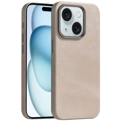 Skin Feel Denim Leather MagSafe Phone Case, For iPhone 15 Pro Max, For iPhone 15 Pro, For iPhone 15, For iPhone 14