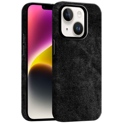 Skin Feel Denim Leather MagSafe Phone Case, For iPhone 15 Pro Max, For iPhone 15 Pro, For iPhone 15, For iPhone 14