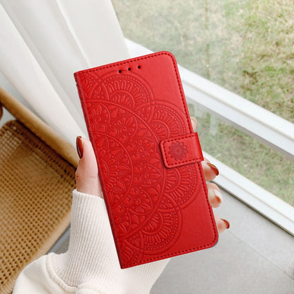 Flower Embossed Leather Phone Case