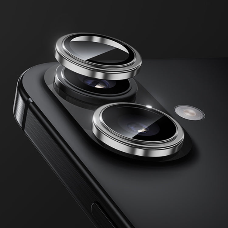 Benks King Kong Series Corning Single Metal Lens Protective Film, For iPhone 16 Plus, For iPhone 16