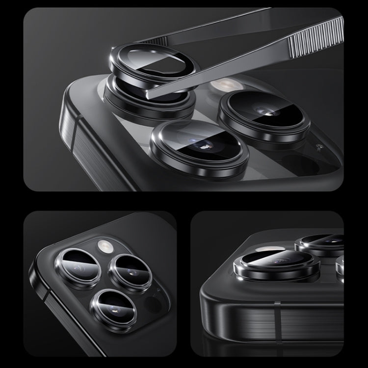 Benks King Kong Series Corning Single Metal Lens Protective Film, For iPhone 16 Plus, For iPhone 16