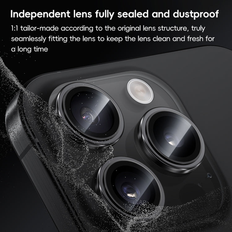 Benks King Kong Series Corning Single Metal Lens Protective Film, For iPhone 16 Plus, For iPhone 16