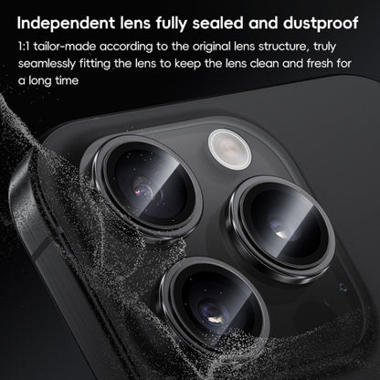 Benks King Kong Series Corning Single Metal Lens Protective Film, For iPhone 16 Plus, For iPhone 16