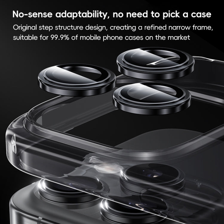 Benks King Kong Series Corning Single Metal Lens Protective Film, For iPhone 16 Plus, For iPhone 16