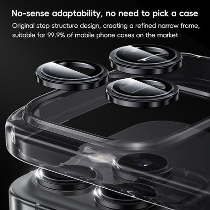 Benks King Kong Series Corning Single Metal Lens Protective Film, For iPhone 16 Plus, For iPhone 16