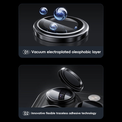 Benks King Kong Series Corning Single Metal Lens Protective Film, For iPhone 16 Plus, For iPhone 16