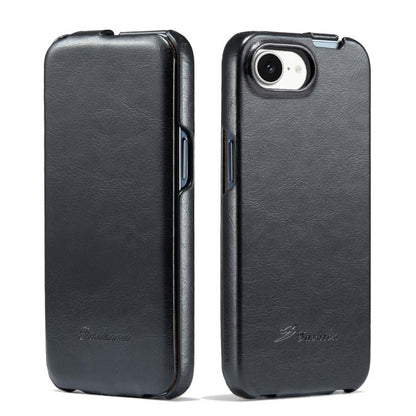 Fierre Shann 64 Texture Vertical Flip PU Leather Phone Case