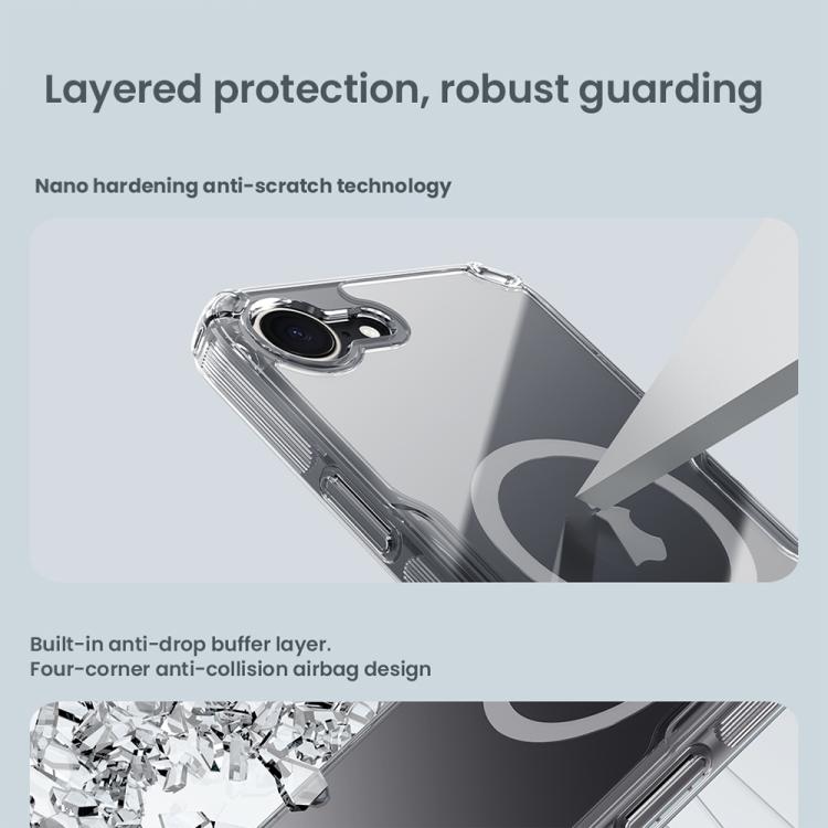 NILLKIN Ultra Clear Magnetic PC + TPU Phone Case