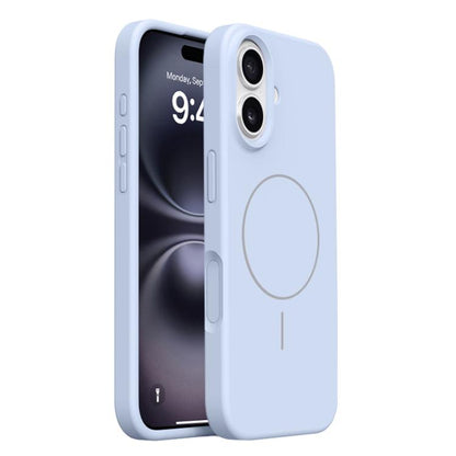 Integrated Button Liquid Silicone Phone MagSafe Case