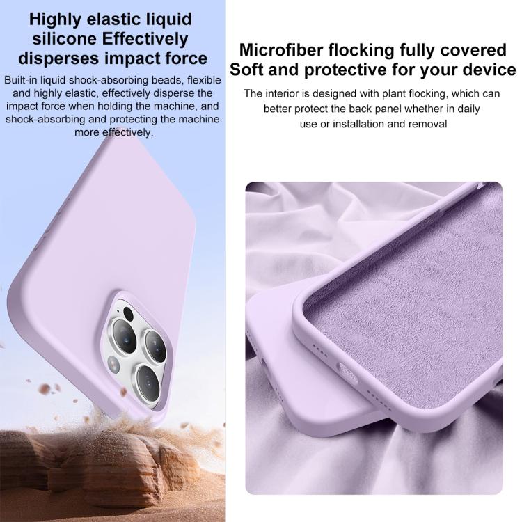 Integrated Button Liquid Silicone Phone MagSafe Case