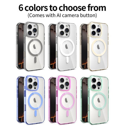 AI Photo Button PC Hybrid TPU MagSafe Phone Case