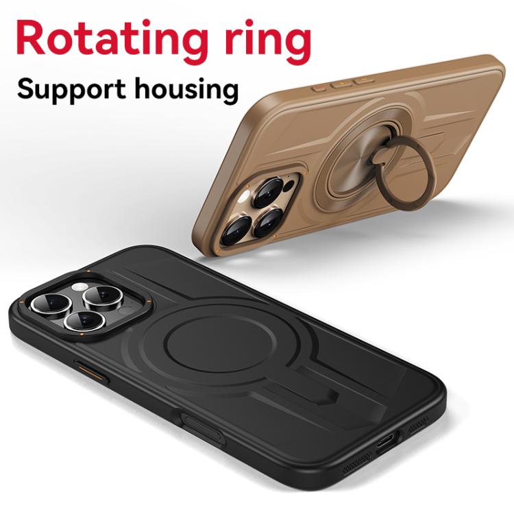 Armor MagSafe TPU Hybrid PC Phone Case with Ring Holder