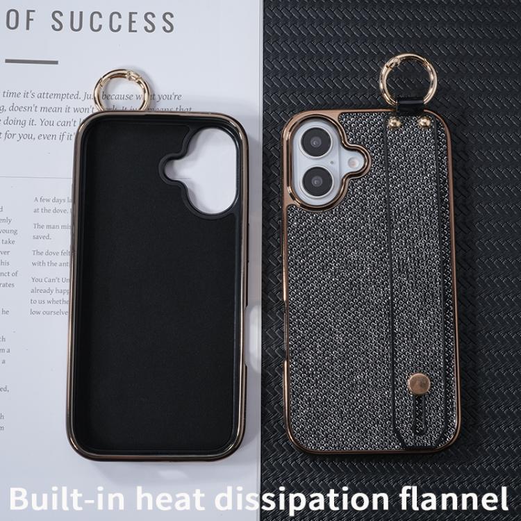 Electroplating Loose Powder Wristband Holder Phone Case