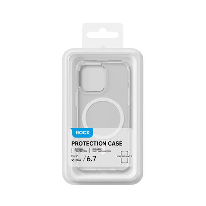 ROCK JingDun Series Clear MagSafe PC Hybrid TPU Phone Case