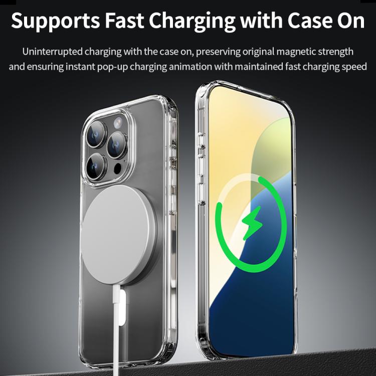 ROCK JingDun Series Clear MagSafe PC Hybrid TPU Phone Case