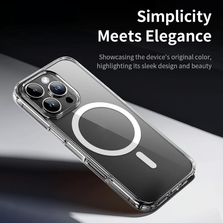 ROCK JingDun Series Clear MagSafe PC Hybrid TPU Phone Case