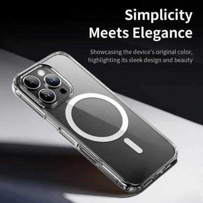ROCK JingDun Series Clear MagSafe PC Hybrid TPU Phone Case