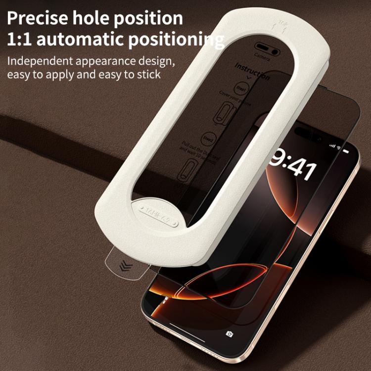 Easy Install Box Dust-Free Privacy Tempered Glass Film
