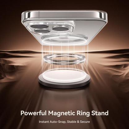 JOYROOM JR-16JL6 Ultra-Thin Magnetic Phone Case with 360 Rotatable Ring