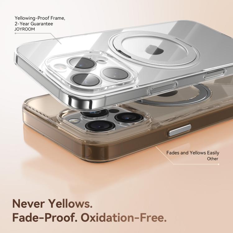 JOYROOM JR-16JL6 Ultra-Thin Magnetic Phone Case with 360 Rotatable Ring