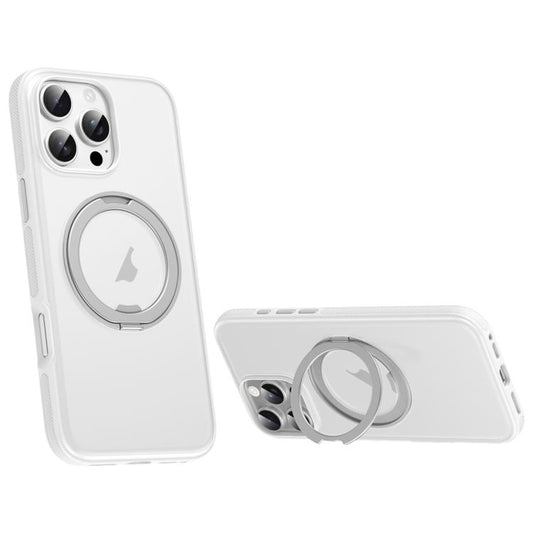 Solid Color 360 Degree Rotating Holder MagSafe Magnetic Phone Case