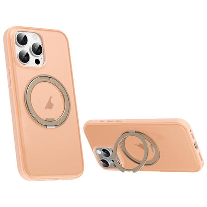 Solid Color 360 Degree Rotating Holder MagSafe Magnetic Phone Case