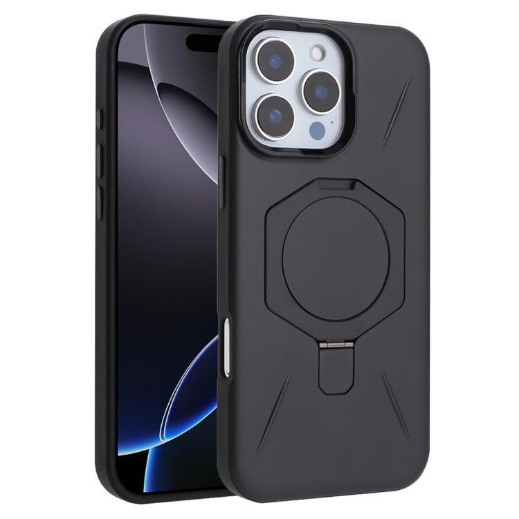 Four-Corner Shockproof MagSafe Holder TPU Hybrid PC Phone Case