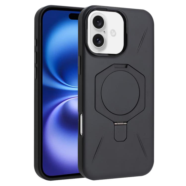 Four-Corner Shockproof MagSafe Holder TPU Hybrid PC Phone Case