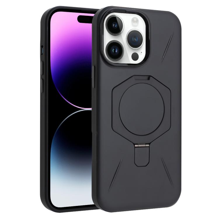 Four-Corner Shockproof MagSafe Holder TPU Hybrid PC Phone Case