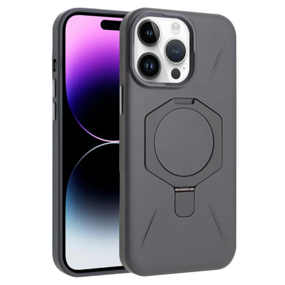 Four-Corner Shockproof MagSafe Holder TPU Hybrid PC Phone Case