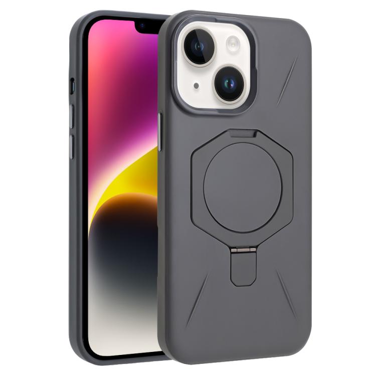 Four-Corner Shockproof MagSafe Holder TPU Hybrid PC Phone Case
