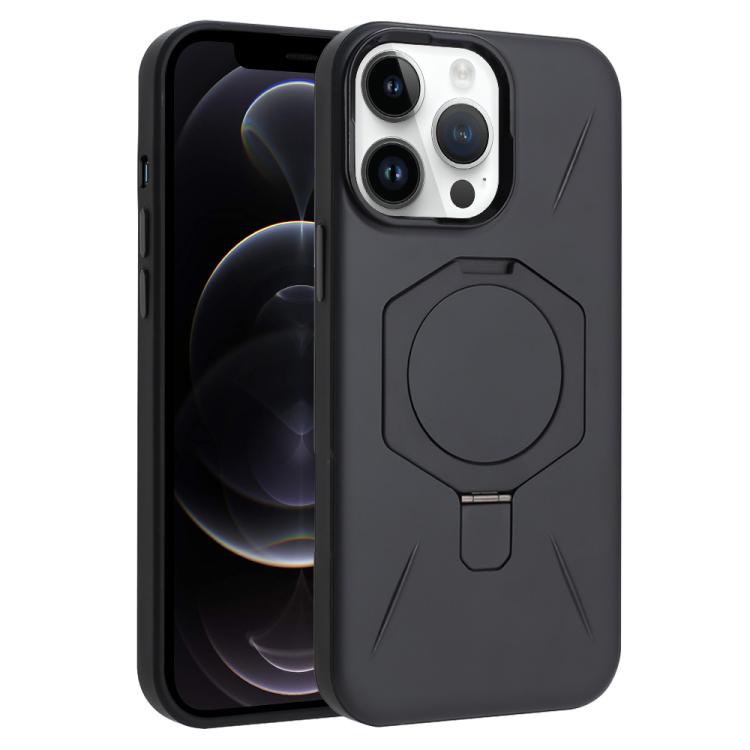 Four-Corner Shockproof MagSafe Holder TPU Hybrid PC Phone Case