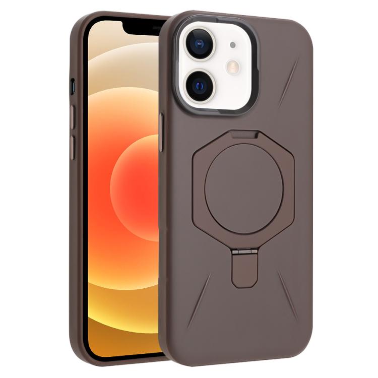 Four-Corner Shockproof MagSafe Holder TPU Hybrid PC Phone Case