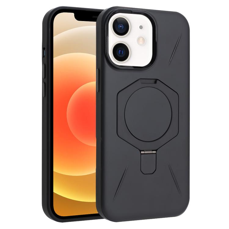 Four-Corner Shockproof MagSafe Holder TPU Hybrid PC Phone Case