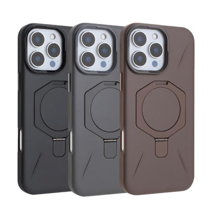 Four-Corner Shockproof MagSafe Holder TPU Hybrid PC Phone Case