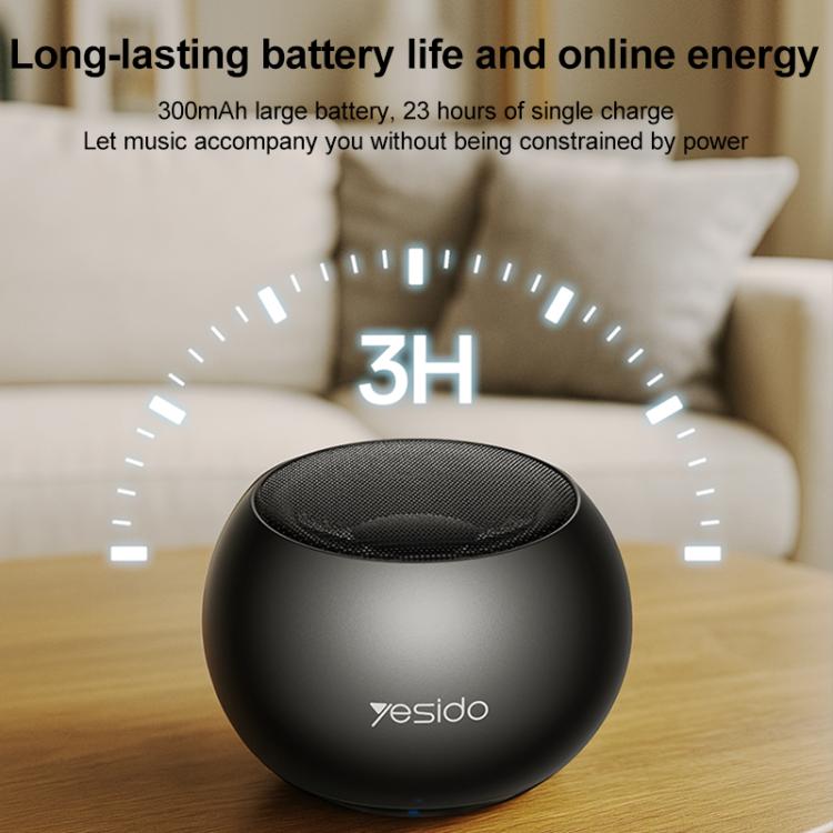 Yesido YSW33 3W Aluminum Alloy Mini Wireless Speaker