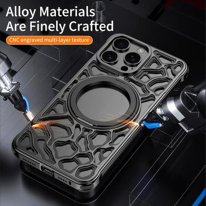 Yunyan Series Alloy Rotating Holder MagSafe Half Frame Phone Case