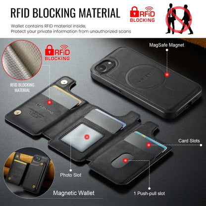 DG.MING MAGKING-K3 Series MagSafe RFID Card Bag Detachable Phone Case